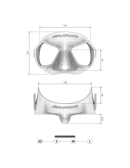 Mask Salvimar Hathor Anti Fog Black Masks