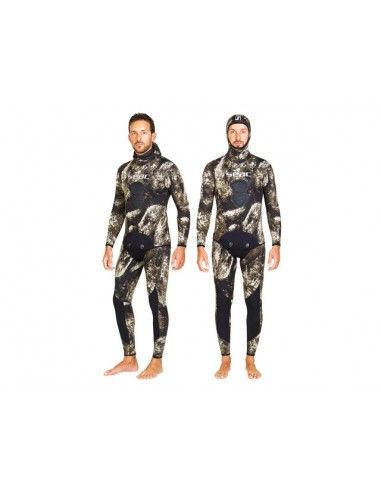 Wetsuit Seac Sub Tattoo Brown 5 mm. Wetsuits