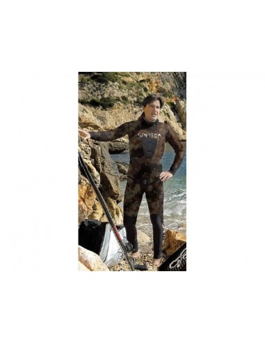 Wetsuit Spetton Brown Camo 7 mm Wetsuits