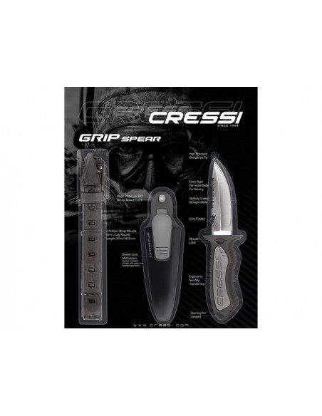 Messer Cressi Sub Grip Spear Messer Cressi Sub Grip Spear Messer