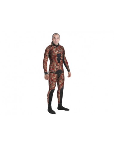 Wetsuit Spetton Fire Red Camo 5 mm. Wetsuits