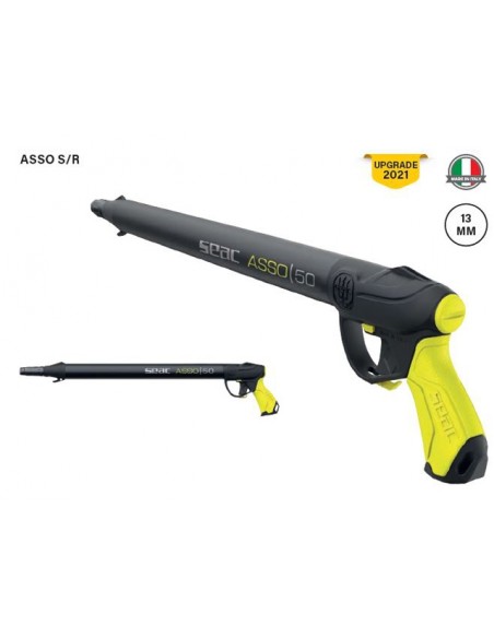 Pneumatic gun Seac Sub Asso Yellow Spearguns