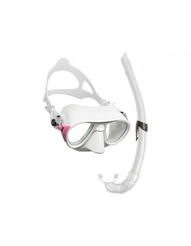 Set mask Cressi Calibro + snorkel Corsica WHITE Masks