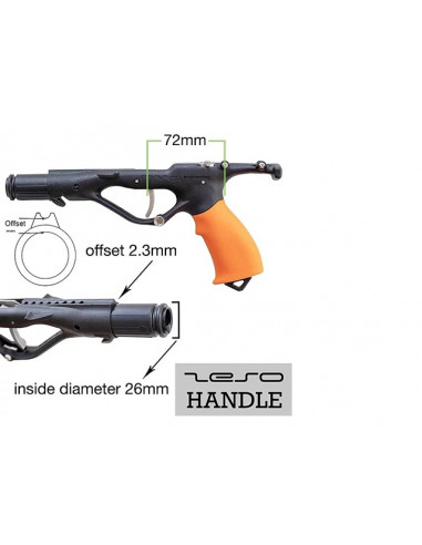 Handle MVD ZESO White Spare parts for spearguns
