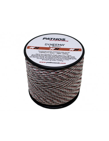 Dyneema Pathos White Ø 2 mm, 50 m Schnur