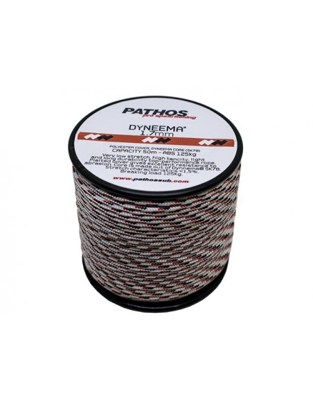 Dайнема Pathos White Ø 2 мм, 50 м. Шнуры