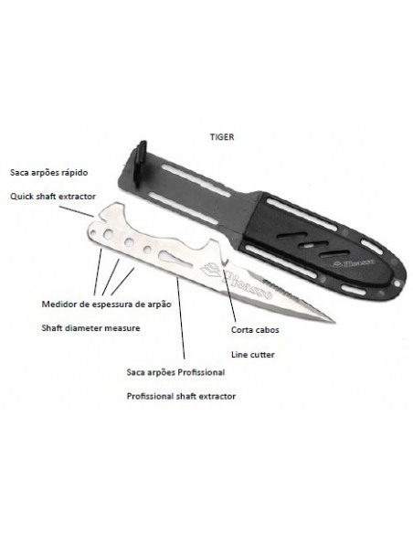 Knife Picasso Tiger Knives