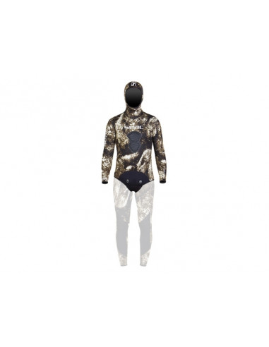 Jacket Seac Sub Tattoo Brown 5 mm Wetsuits - Only Jacket