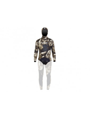 Jacket Seac Sub Tattoo Brown 7 mm Wetsuits - Only Jacket