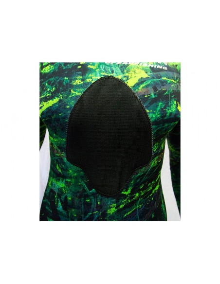 Jacket Epsealon Green Fusion 7 mm. Wetsuits - Only Jacket