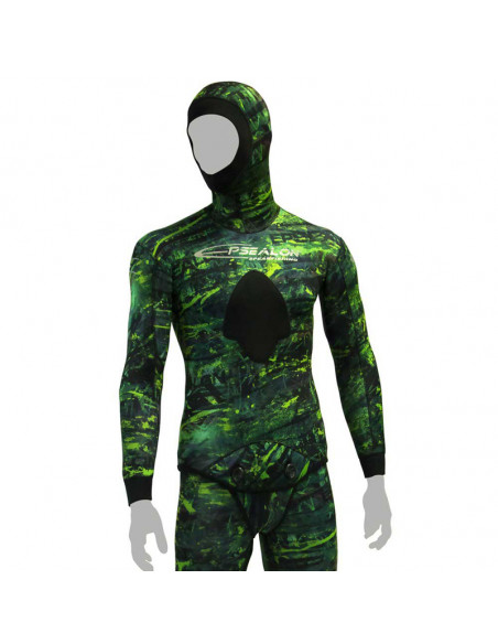 Jacket Epsealon Green Fusion 7 mm. Wetsuits - Only Jacket