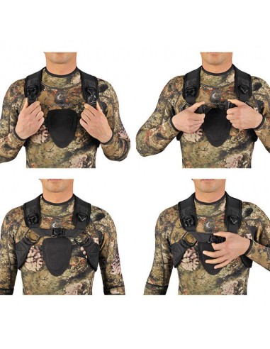 SPORASUB スポラサブ QUICK RELEASE HARNESS ウェイトベスト 【SPNA50300】 Sporasub Quick Release Harness Black - Spearfishing Shop