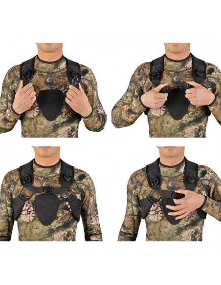 Sporasub Quick Release Harness Black Weight vests