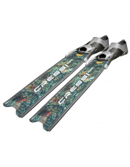 Flossen Cressi Gara Turbo Carbon Green MD Flossen Cressi Gara Turbo Carbon Green MD Flossen