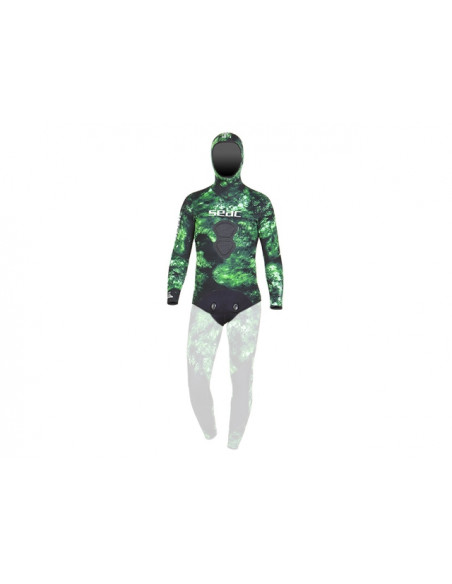 Куртка Seac Sub Tattoo Green 5 мм. Костюмы - Куртки