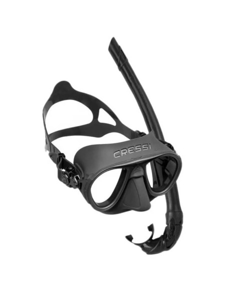 Maske Cressi Calibro + Schnorchel Corsica Black Masken