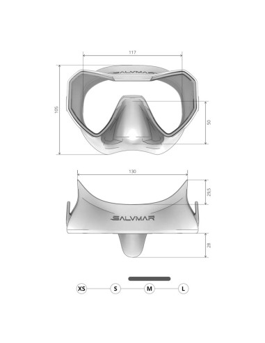 Mask Salvimar Neo Anti Fog Black Mask Salvimar Neo Anti Fog Black Masks