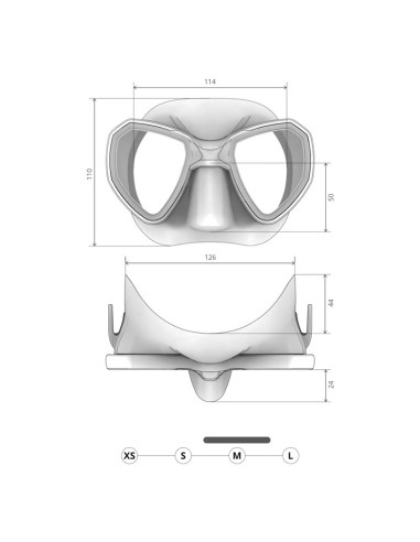 Mask Salvimar Morpheus Anti Fog Black Masks