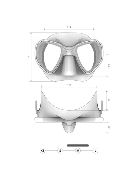 Mask Salvimar Morpheus Anti Fog Black Masks