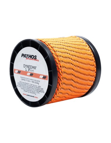 Dyneema Pathos Orange Ø 1.7 mm, 50 m Line