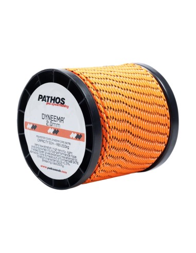 Dyneema Pathos Orange Ø 2 mm, 50 m Line