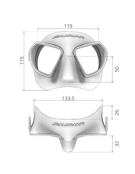 Mask Salvimar Noah Comfort Fit Anti Fog Masks